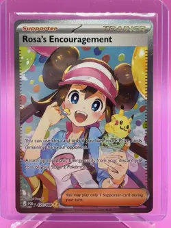 Rosa's Encouragement 123/088 SIR Perfect Order English Pokemon Card - Image 1