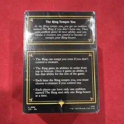 MTG Lord of the Rings Food and Fellowship Commander deck LTR White Black - Image 3