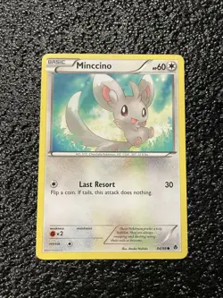 Minccino 84/98 Regular Emerging Powers Pokemon TCG CCG Nintendo Common 2011 - Image 1