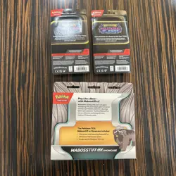 Lot Of 3 Pokemon Mabosstif Mega Phantasmal Flames Blister Packs Slugma Magcargo - Image 3