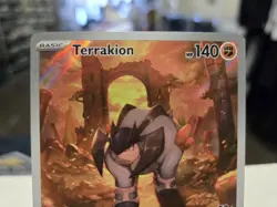 Pokemon TCG - S&V - White Flare - Terrakion 135/086 - Illustration Rare - NM - Image 4
