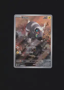 Pokemon TCG #114 Blitzle Illustration Rare White Flare - Image 1