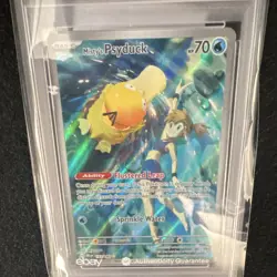 Pokemon Misty's Psyduck SV10 Destined Rivals 193/182 IR Holo PSA 10 2025 - Image 2