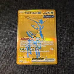 Pokemon TCG Iron Leaves ex 176/131 SV Prismatic Evolutions Hyper Rare Full Art - Image 1