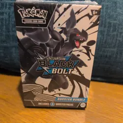 New Pokemon TCG Scarlet & Violet Black Bolt Booster Bundle 6 Packs - Image 1