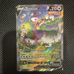 The Pokemon Company Tornadus V 185/198 Chilling Reign Full Art Holo UR Eng 210 - Image 1