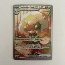 Pokemon TCG Whimsicott EX 165/086 Secret Illustration Rare White Flare *MINT* - Image 1