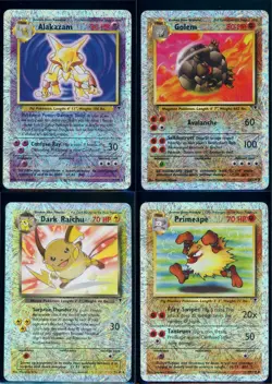 Pokemon LEGENDARY COLLECTION - 4 Reverse Holo Cards - ENG - Moderately Played - Image 1