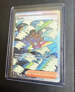 Pokemon Surfer SIR 293/217: Ascended Heroes Pack Fresh NM ENGLISH - Image 1