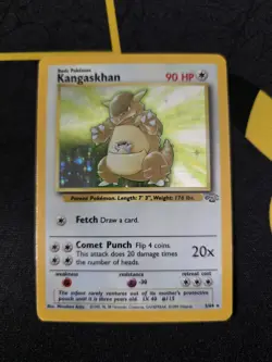 Pokemon TCG Kangaskhan Jungle 5/64 Holo Unlimited Holo Rare - Image 1