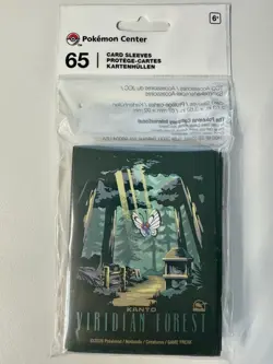 Pokemon Center Explore Kanto Viridian Forest Butterfree TCG Sleeves Sealed 65ct - Image 2