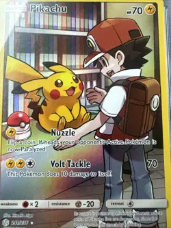 2019 Pokemon SM Cosmic Eclipse Pikachu 241/236 Secret Rare CGC 9.5 Gem Mint - Image 4