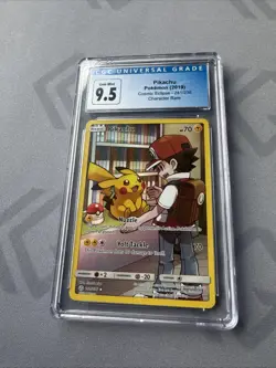 2019 Pokemon SM Cosmic Eclipse Pikachu 241/236 Secret Rare CGC 9.5 Gem Mint - Image 5