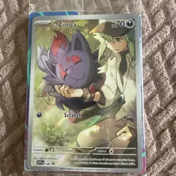 Pokemon TCG N's Zorua 189 SV Scarlet & Violet Promo Holo EN 70 HP SEALED - Image 1