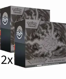 2x - PREORDER Pokemon Pitch Black Elite Trainer Box ETB Pokemon Center Exclusive - Image 1