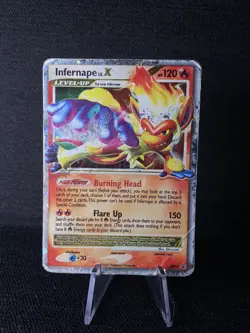 Infernape LV.X DP10 Pokemon TCG Diamond & Pearl Black Star Promos Holo - Image 1