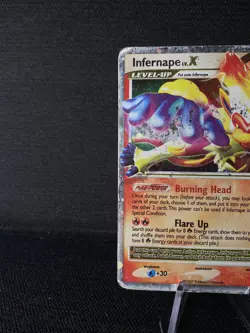 Infernape LV.X DP10 Pokemon TCG Diamond & Pearl Black Star Promos Holo - Image 3