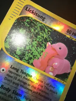Pokemon Lickitung 90/147 Aquapolis - Reverse Holo Common ENG NM- WOTC Morii - Image 4