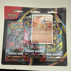 Pokemon TCG Chaos Rising 3-Pack Booster Blister - BRAND NEW - SHIPS FAST - Image 1