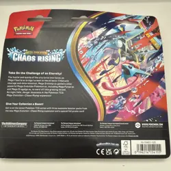 Pokemon TCG Chaos Rising 3-Pack Booster Blister - BRAND NEW - SHIPS FAST - Image 2