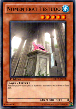 Numen erat Testudo ORCS-EN038 Yu-Gi-Oh! TCG LP 1st Edition - Image 1