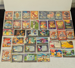 1999 Pokemon Topps TV Animation Card Lot Burger King Stickers Charizard Pikachu - Image 1