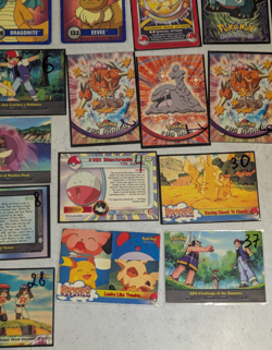 1999 Pokemon Topps TV Animation Card Lot Burger King Stickers Charizard Pikachu - Image 5