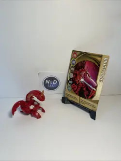 Bakugan Pyrus Apollonir New Vestroia Battle Brawlers 700G W/Card Read RARE - Image 1