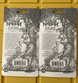 2 Magi Nation Duel Unlimited Edition Sealed Booster Card Blister Packs - Image 2
