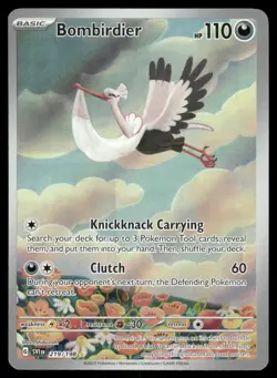 Pokemon Cards Bombirdier 219/198 Scarlet & Violet Illustration Rare NM *2 - Image 1