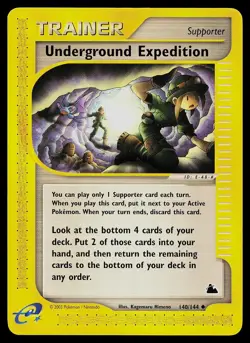 Pokemon Card - Underground Expedition Skyridge 140/144 Uncommon - Image 1