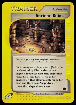 Pokemon Card - Ancient Ruins Skyridge 119/144 Uncommon - Image 1