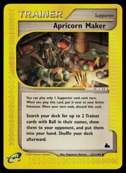 Pokemon Card - Apricorn Maker Skyridge 121/144 Uncommon - Image 1