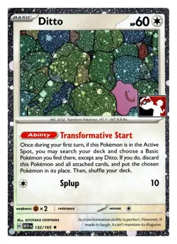 Ditto 132/165 R Prize Pack Series Cards Holo NM - Image 1