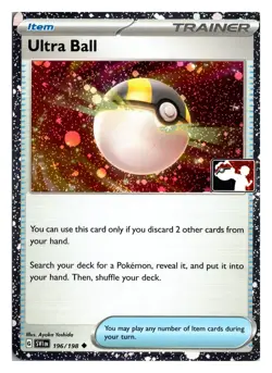 Ultra Ball 196/198 UC Prize Pack Series Cards Holo NM - Image 1