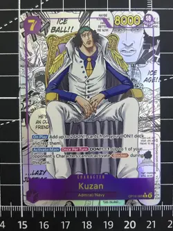 Kuzan Aokiji English Manga OP16-063 One Piece Card Game - The Time Of Battle - Image 2