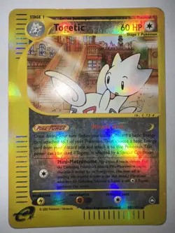 Pokemon Card - Togetic - Aquapolis - Holo Reverse - English - PL - 39/147 - Image 1