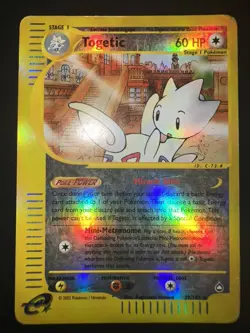 Pokemon Card - Togetic - Aquapolis - Holo Reverse - English - PL - 39/147 - Image 3