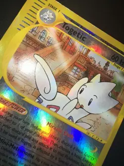 Pokemon Card - Togetic - Aquapolis - Holo Reverse - English - PL - 39/147 - Image 4