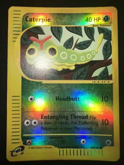 Pokemon Card - Caterpie Expedition 96/165 Common Reverse Holo - Image 3