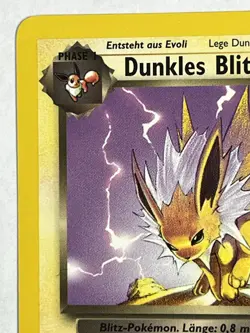 NM- Dark Jolteon Dunkles Blitza Reg Team Rocket German 38/82 Pokemon Card - Image 3