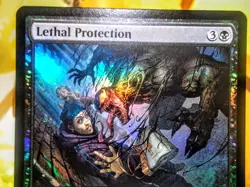 Lethal Protection rare foil magic the gathering spider-man trading card singles - Image 2