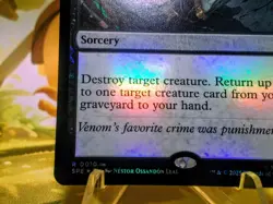 Lethal Protection rare foil magic the gathering spider-man trading card singles - Image 5