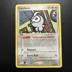 Castform 30/101 Uncommon Hidden Legends LP Pokemon Card - Image 1