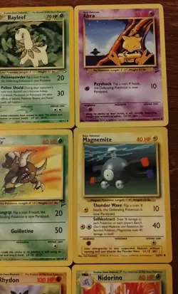 Lot of 9 Vintage Pokemon Cards Pinsir Rhydon See Pictures TCG Collection - Image 4