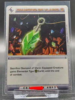 Chaotic Card : Diamond Of Vlaric Dawn Of Perim Dop First Edition Rare Battlegear - Image 1