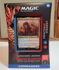 MTG Commander Legends Battle for Baldur's Gate - Draconic Dissent Commander Deck - Image 1