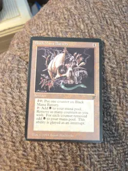 MTG Legends Black Mana Battery 1994 - Image 1