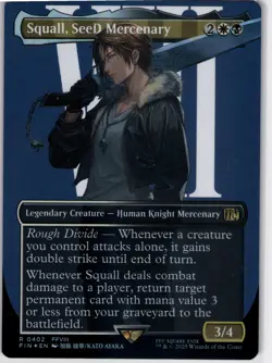 Squall, SeeD Mercenary (Borderless) R FINAL FANTASY 402 NM - Image 1