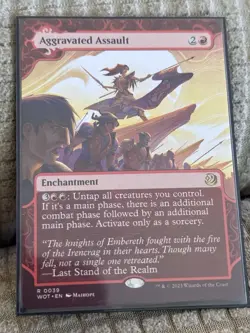 Aggravated Assault Wilds of Eldraine: Enchanting Tales Regular - Image 1